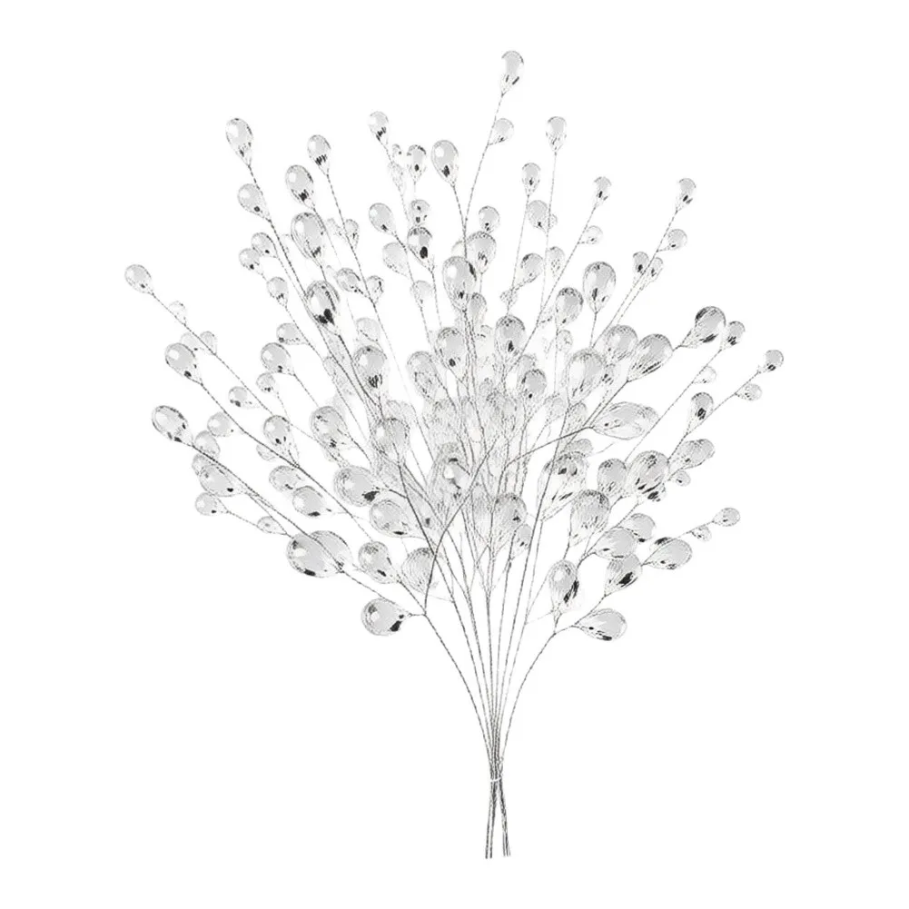 Water Drop Shaped String Lights for Wedding Decoration DIY Indoor Outdoor Plastic Hanging Lights for Decorative Lighting
