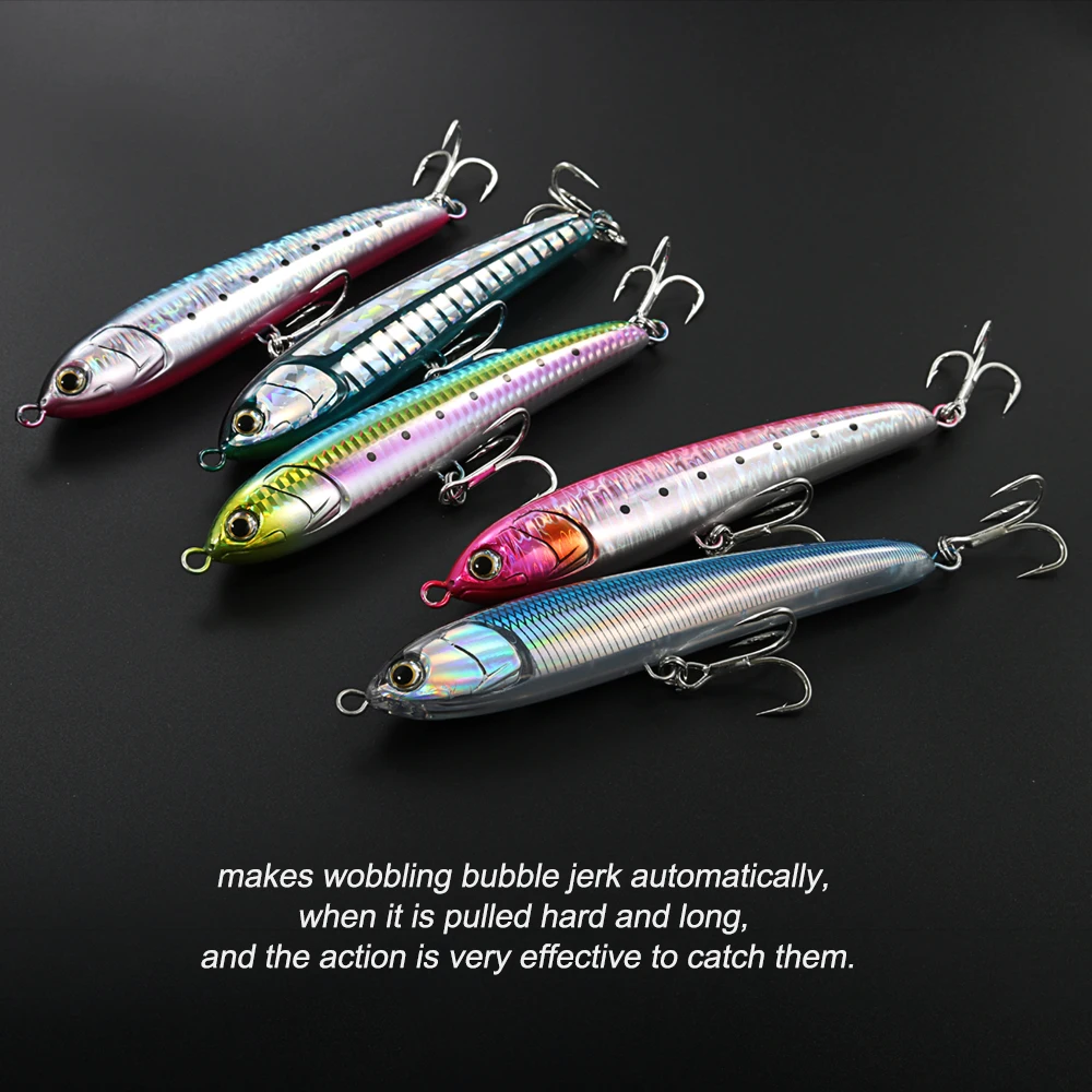 Jigging Pro 160 Tipo Lápiz Señuelo de Superficie Flotante Rápido - imagen 4