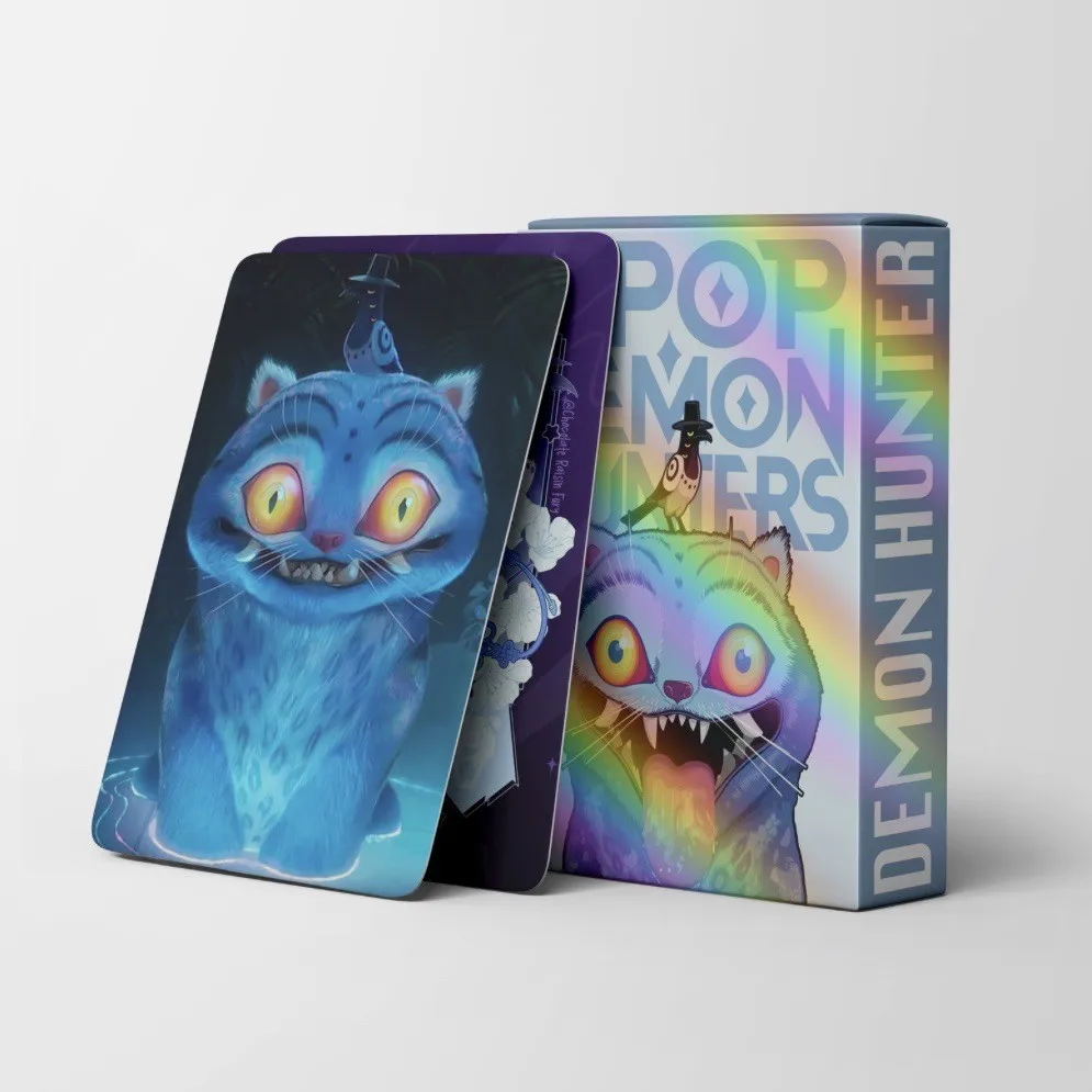 

55 KPOP demon hunter group laser small card tiger Derpy peripheral LOMO card Christmas children's toys