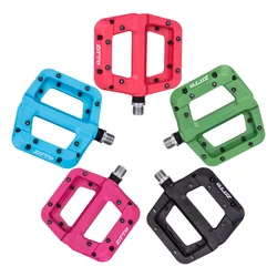 MTB Bike Pedals Non-Slip Mountain Bike Pedals Platform Nylon fiber Bicycle Flat Pedals 9/16 Inch Bicycle Accessories
