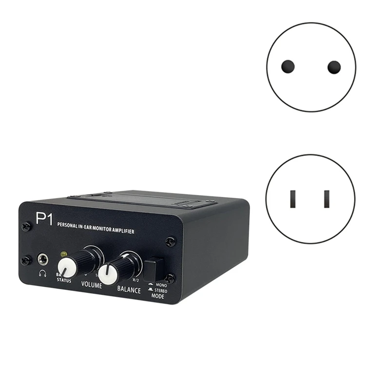 P1 Headphone Monitor Headphones Preamplifier Earphones Amplifier Amp With XLR Inputs 6.35 Output Audio Amp