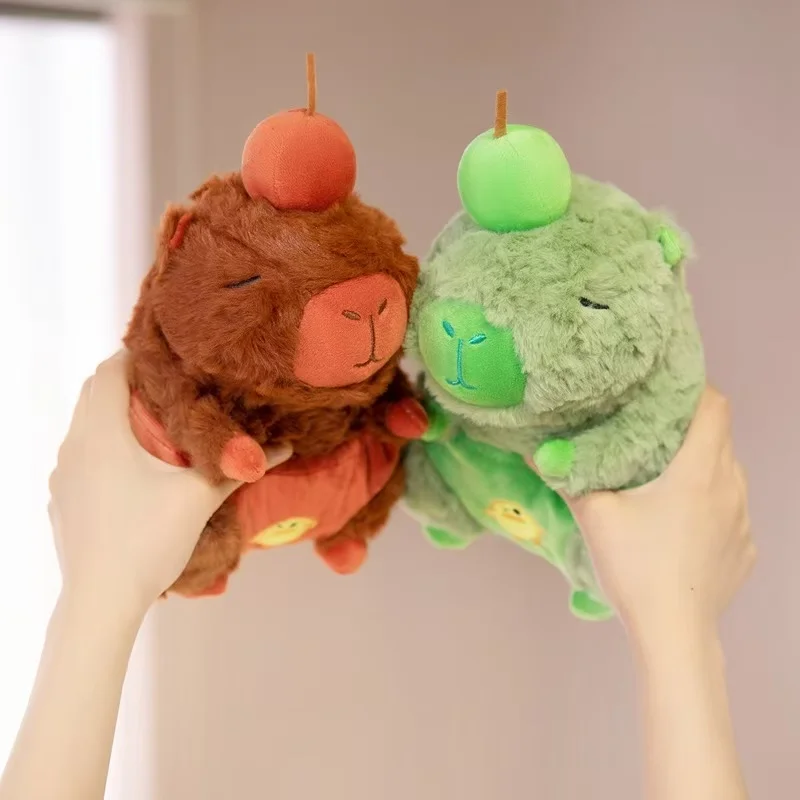 최신 장난 꾸러기 과일 Kapibala Kawaii 봉제 인형, 인형, 만화 애니메이션 귀여운 어린이 생일 선물, 재미있는 인형
