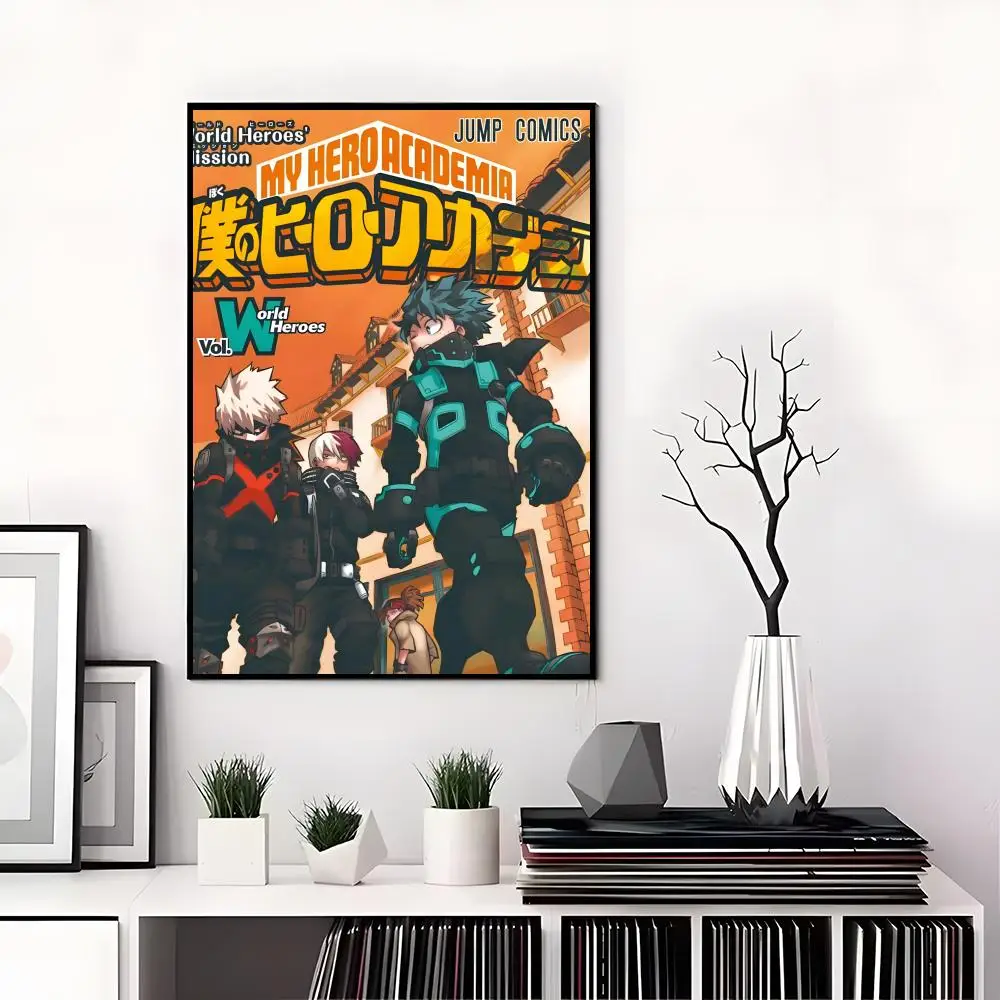 M-My Hero Academia Poster Hochauflösende Poster-Aufkleber, geeignet für Schlafzimmer, Wohnzimmer, Heimdekoration – Detail 14