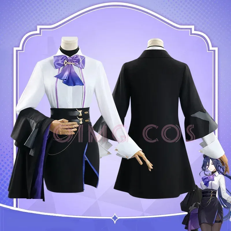 Genshin Impact Sigewinne Costume Cosplay Clorinde Carnevale Uniforme Costumi di Halloween Party Anime Donne Gioco di travestimento