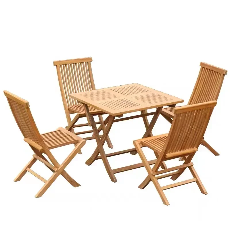 

Teak Wood Folding Chair Outdoor Foldable Patio Garden Furniture for Yard & Patio