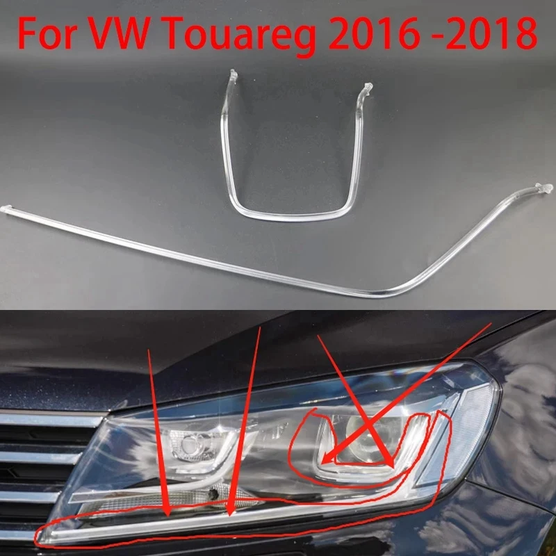 

For VW Touareg 16-18 LED DRL Headlight Light Guide Plate Daytime Running Light Tube Car Daytime Running Light Bar