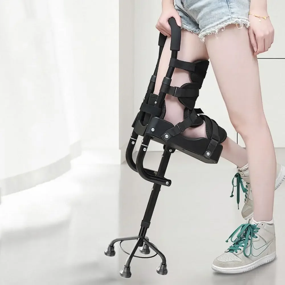 Walking Aid Crutch Single‑Leg Mobility Walker, Foot Injury Support Walking Assist Device for Ankle Sprain Recovery Foot Trainer