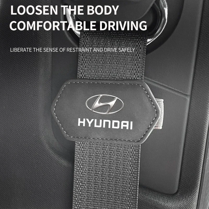 لوازم السيارات حزام الأمان مشبك كليب تعديل كليب لشركة هيونداي سانتا في سوناتا سولاريس أزيرا كريتا I30 Ix25 توكسون IX35 #3