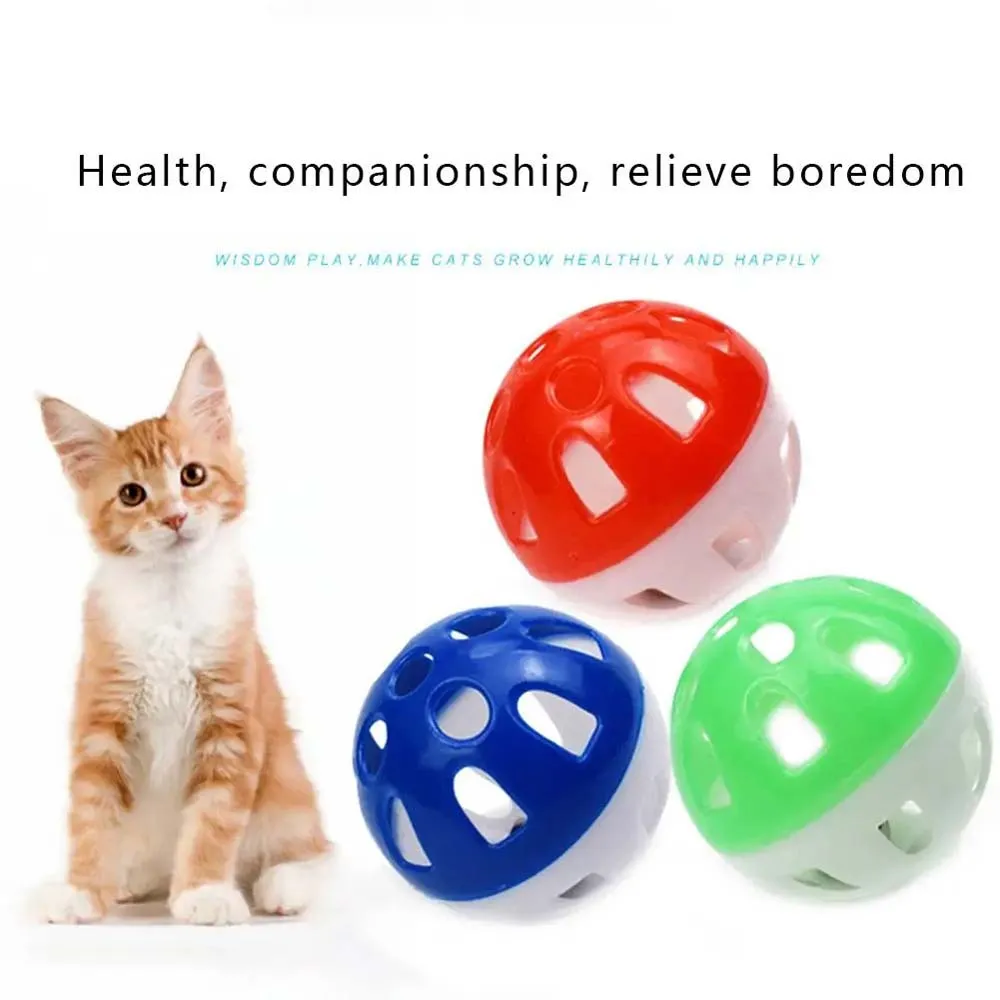 5pcs Random Color Pet Bell Ball Toys,Parrot,Cat Relaxation Toys,Master Pet Interaction to Enhance the Relationship