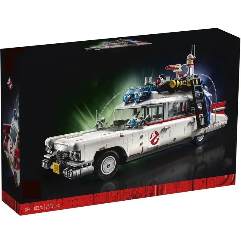 2352 PCS Ghostbusters ECTO-1 Creative Vehicle Building Block Compatible with Bricks Toy Car Model Car Kit for Adults Gift