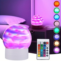 2 in 1 Ocean Wave Projector Light, 16 Color Northern Aurora Night Light Projector, Dynamic Ripple Effect Water Ambient Lighting