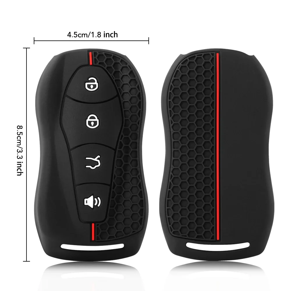 Silicone Car Fob Key Cover Case Protector for Geely Boyue PRO Azkarra FY11 Atlas Pro New Emgrand GS X6 SUV EC7 Keychain