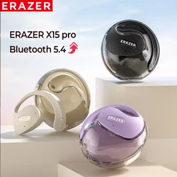 ERAZER X15 프로 블루투스 5.4 이어폰, OWS 스포츠 무선 헤드폰, 이어후크, TWS 이어버드, 방수 헤드셋, 마이크 포함