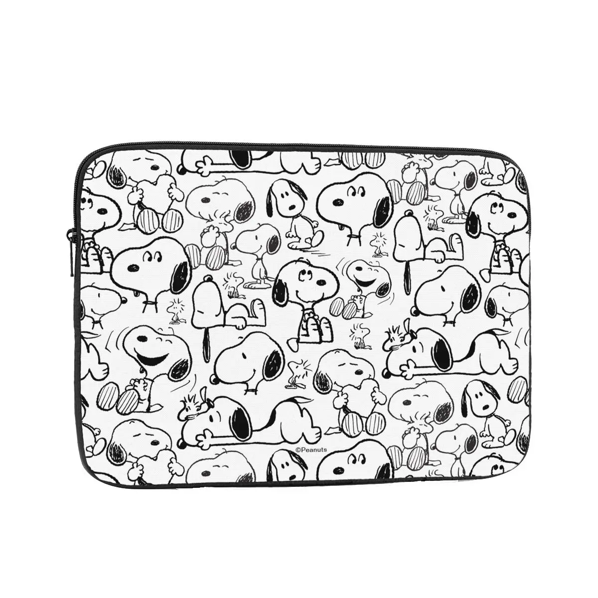 Funda Protectora para Portátil de 10, 12, 13, 15 y 17 Pulgadas con Diseño de Sonrisa y Risa de Snoopy, Bolsa para Portátil, Funda Antigolpes
