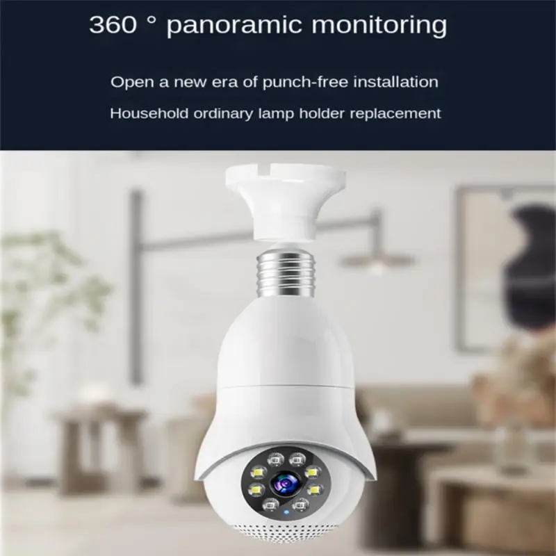 Cctv Camera Home Security 360 Degree Infrared Night Motion Detection 1080p Smart Home Security With Microphone