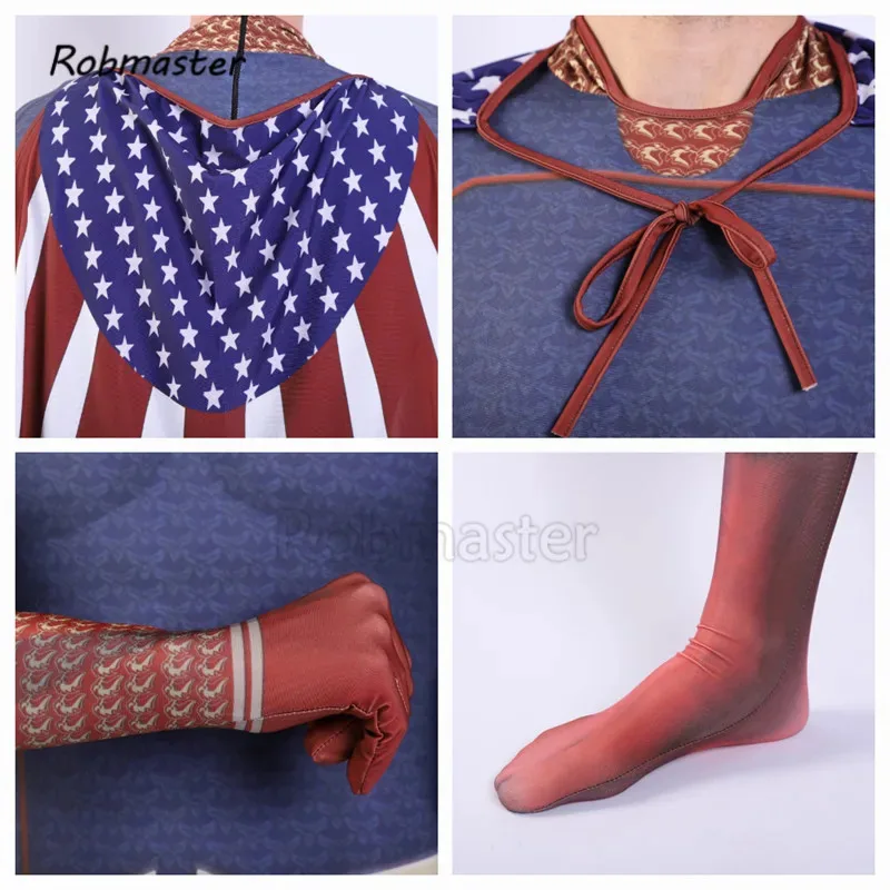 الأولاد تأثيري 3D دنة Zentai الكبار الاطفال سبعة هوملاندر A-قطار العميق ضوء النجوم ارتداءها ازياء ob;8