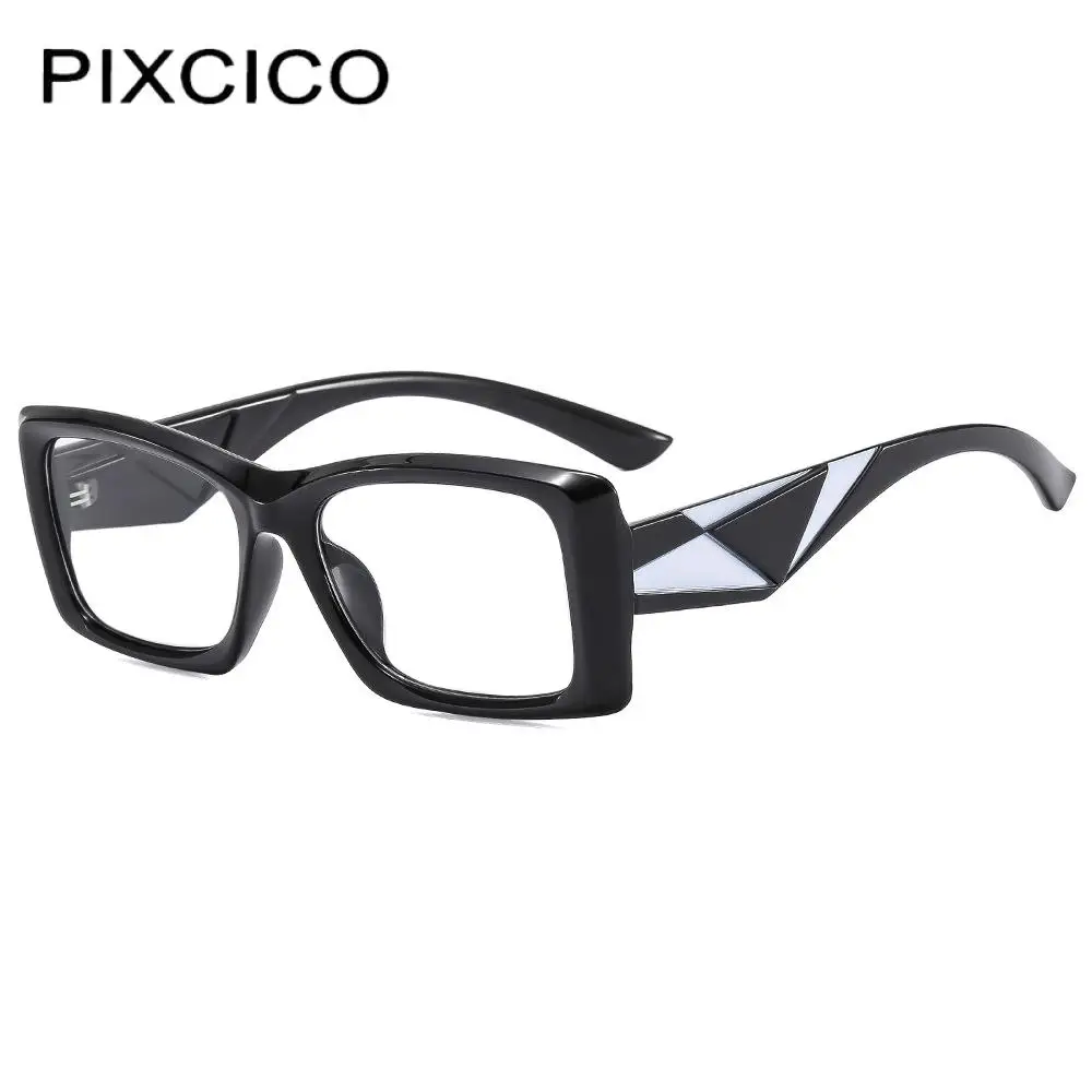 R56574 Fashion Men's Large Sized Reading Glasses+1.00 +2.00 +3.00 Women's Patchwork Color Square Brand Design Presbyion Glasses