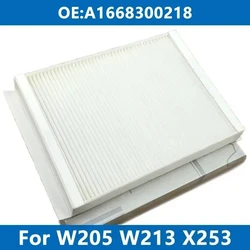 External Car Cabin Filter Air Conditioner A1668300218 For Mercedes Benz W205 W213 C180 C200 C300 E220 E250 E300 CLS GLC/E/S ML