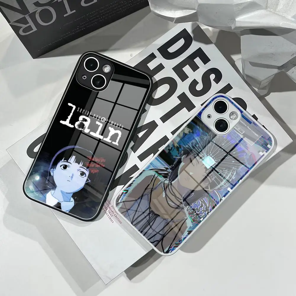 

serial experiments lain Phone Case Tempered Glass For IPhone 17 16 15 Pro Max 14 13 12 Mini Plus Samsung S25 24 Ultra phone case