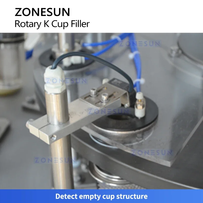 ZONESUN ZS-RKCF1 Automatische K-Cup-Abfüll- und Verschließmaschine für Kaffeekapseln