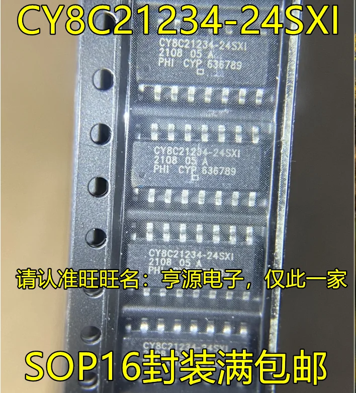 

5pcs/lot 100% new CY8C21234-24SXI SOP16 MCU 8