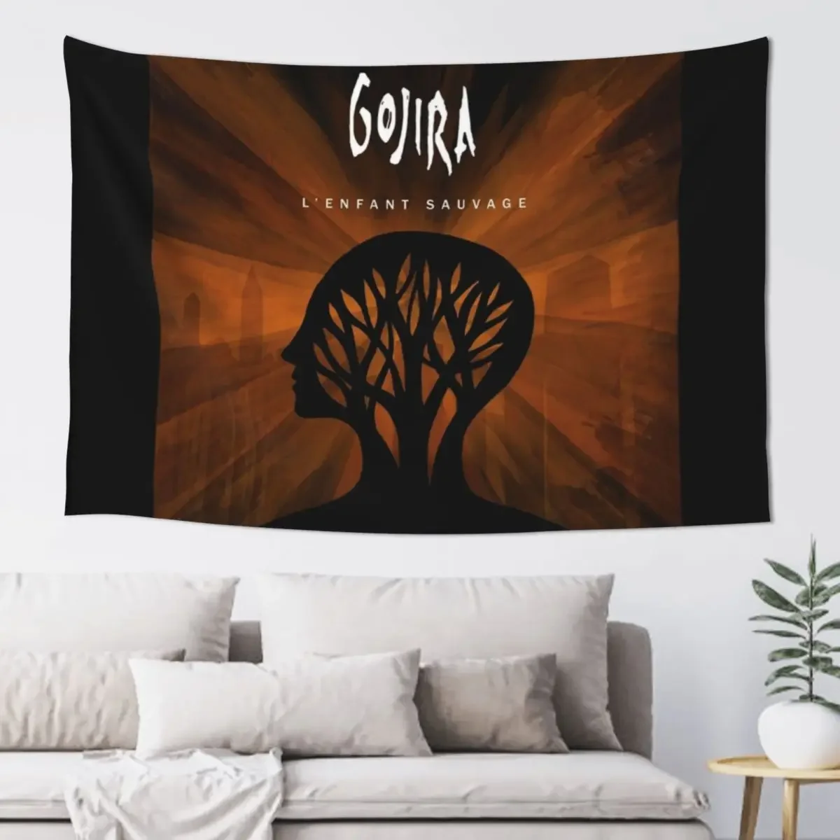 Gojira lenfant sauvage Tapestry Home Decor Aesthetic Wall Art Tapestry