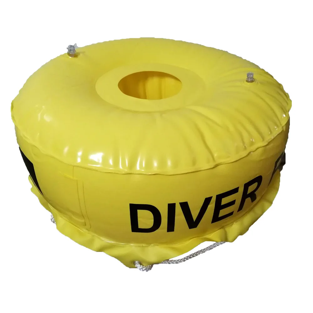 Scuba Diving Deluxe Diver Below Flag Float without flag Inflatable Diver Down Flag Bouy for Wreck Cave Diving
