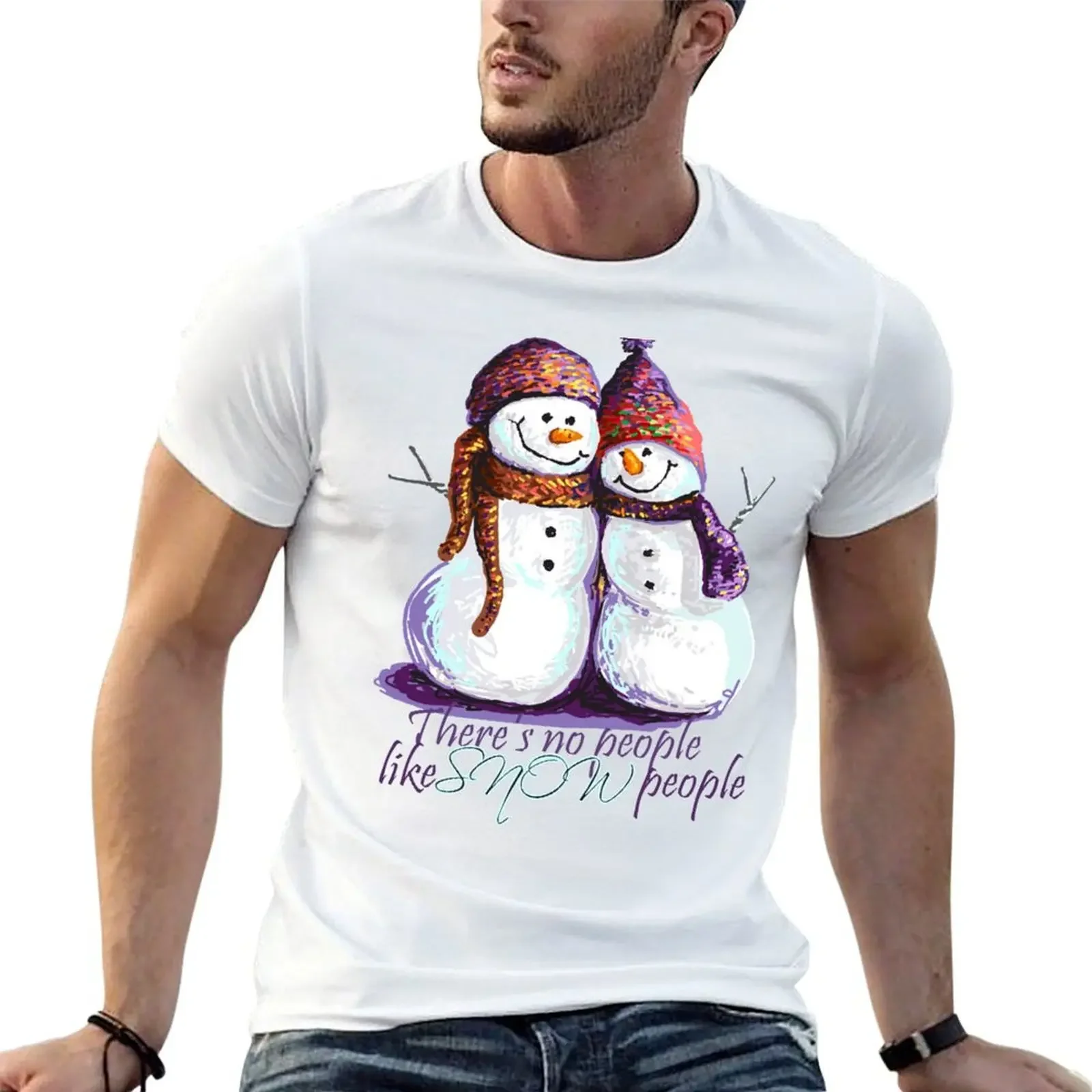 

No People Like Snow People T-Shirt plus sizes customizeds hippie clothes vintage anime shirt fruit of the loom mens t shirts