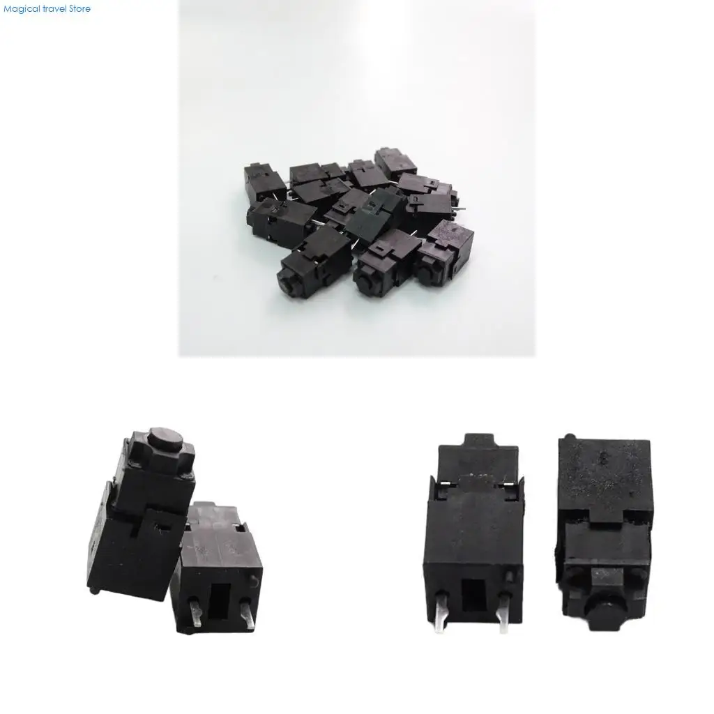 N2UB 14.5mm Mouse Switches 5 Million Life and Noise Reduction Metal Plastic 2Pin