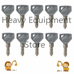 10X 52160 key For Yanmar Machines Excavator Grader Dozer SC2400 SC2450 EX2900 John Deere Tractor Ignition Keys 198360-52160