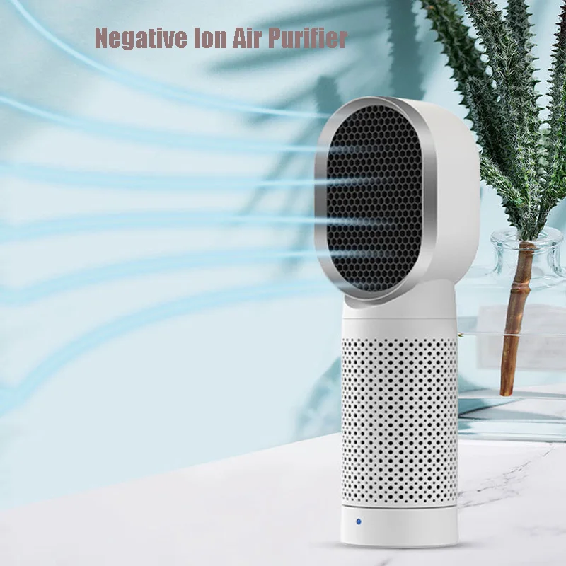 

Household Negative Ion Air Purifier Formaldehyde Dust Smoke Odor Removal Portable Rechargeable Air Cleaning Fresh Filter Machine