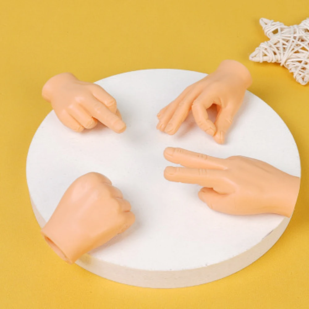 الكبار طفل ألعاب Novelty القط الحيوانات الأليفة حفلة صغيرة اليد هالوين فنجر الدمى اليد النخيل إصبع صغير الأيدي ألعاب أصابع