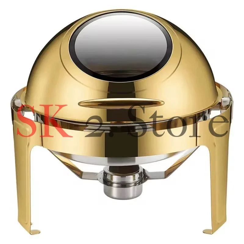 Golden Buffet Furnace, Buffy Furnace, Electric Heating Hydraulic Visual Insulation Furnace Hotel Restaurant Wedding