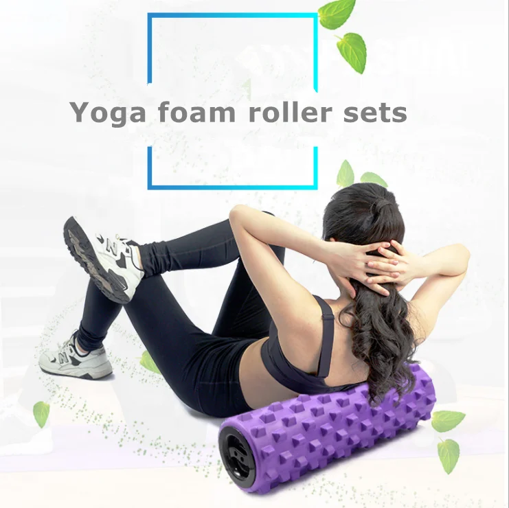 Wholesale Custom High Quality Yoga Foam Roller Exercise Pilates Fitness Roller Set