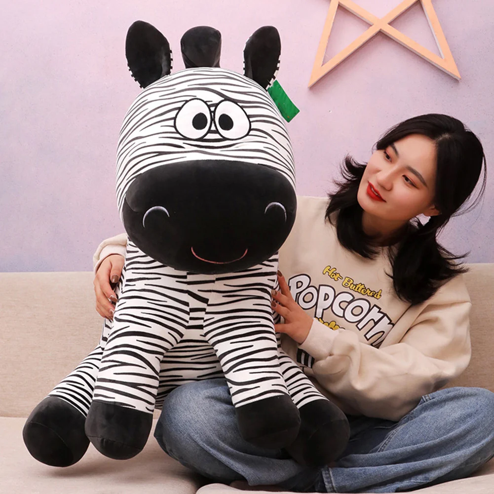 ตุ๊กตาสัตว์น่ารัก ตุ๊กตาขนาดใหญ่แบบนั่ง หมอนอิงกอดได้ เหมาะสำหรับเด็กชายและเด็กหญิง