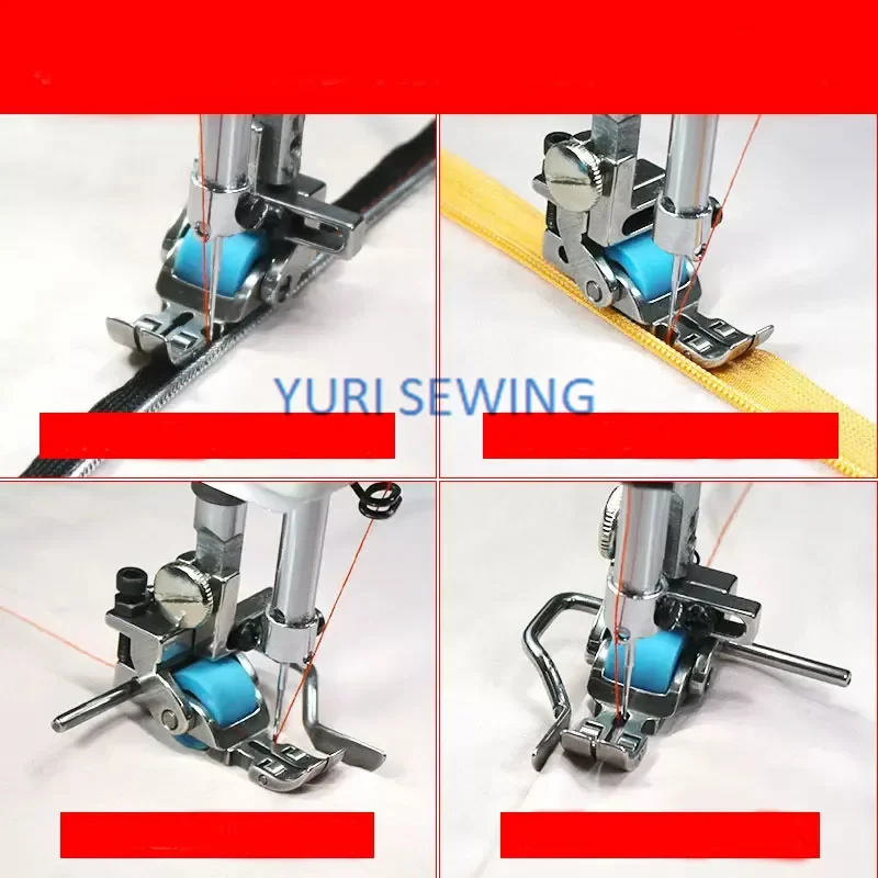 New three-roller five-in-one multi-purpose T5 presser foot all-steel for lockstitch industrial sewing machine parts