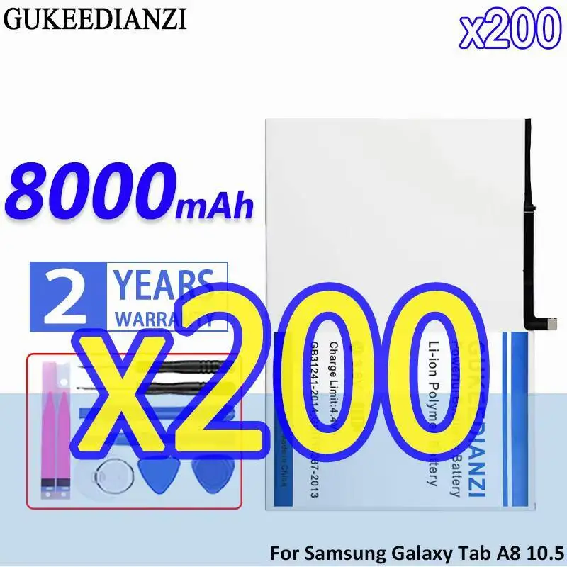 

Tablet Battery X200 HQ-6300NA 8000Mah For Samsung Galaxy Tab A8 10.5 SM-X200 SM-X205 HQ-6300SD