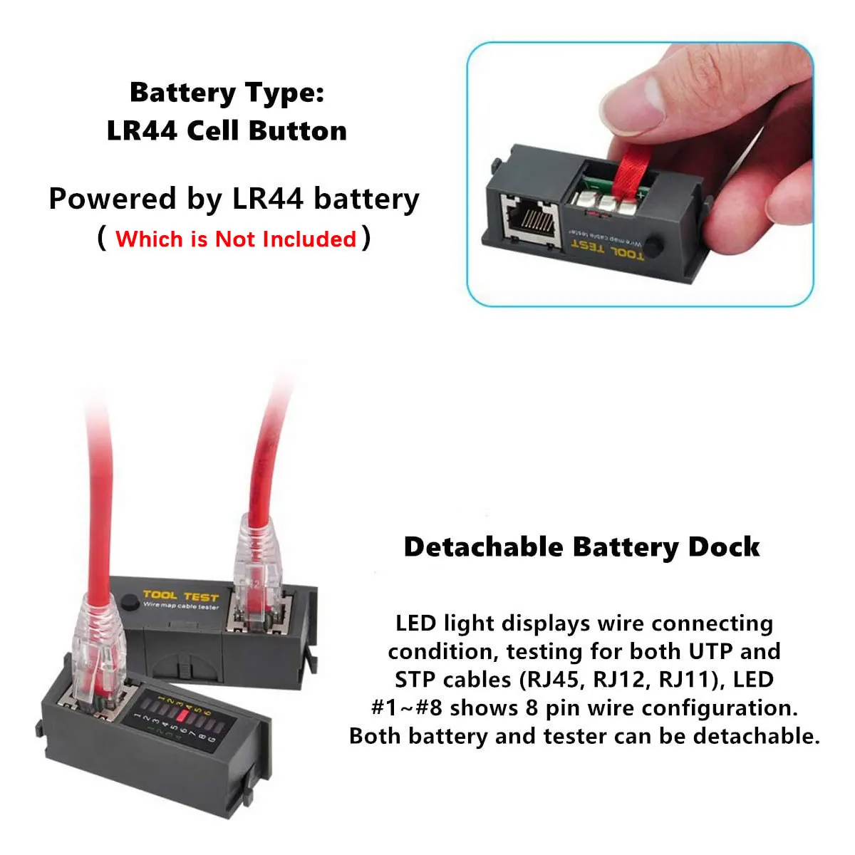 ZoeRax [All in One Cable Tester Crimper] per RJ45 RJ12 RJ11 spine modulari connettori di rete Strip Cut Test e Crimp Tool