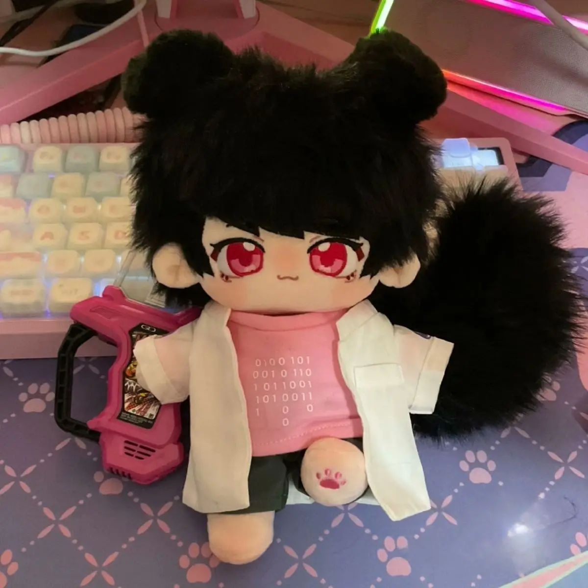 

20cm Kamen Rider Emu Hojo Plush Doll - Ex-Aid random clothes Stuffed Toy Anime Figure Cosplay Plushie Collection Birthday Gift