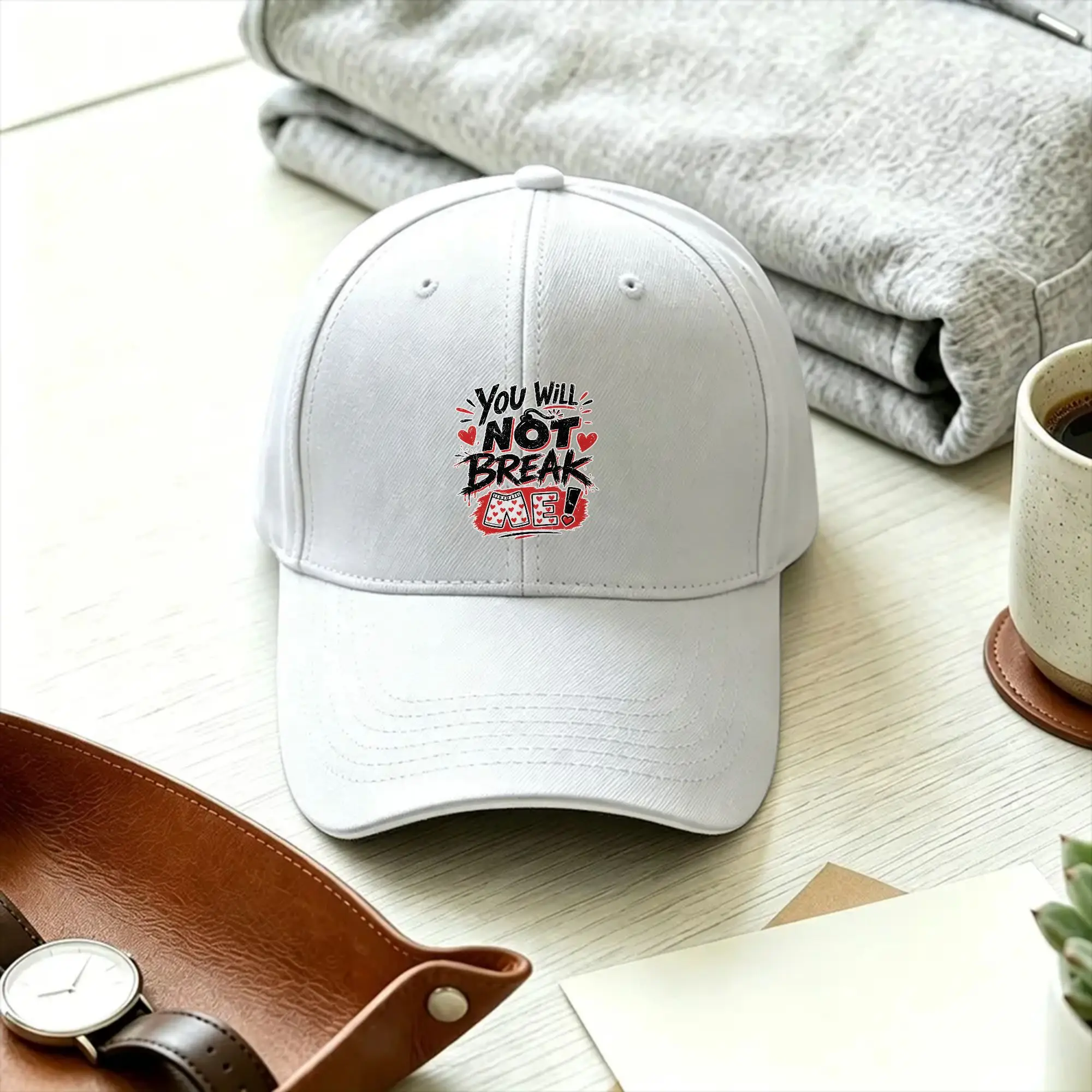 You Will Not Break Me Casual Baseball Cap Summer Dungeon Crawler Carl  Trucker Hat Sunscreen Hats Women Men y2k Baseball Caps