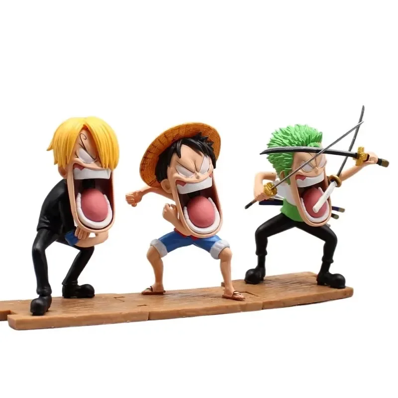 

Аниме Three Captains One Piece Sanji Фигурка Луффи Голодная Фигурка Ророноа Зоро Статуя Забавная Модель 15 см Коллекция ПВХ Игрушки