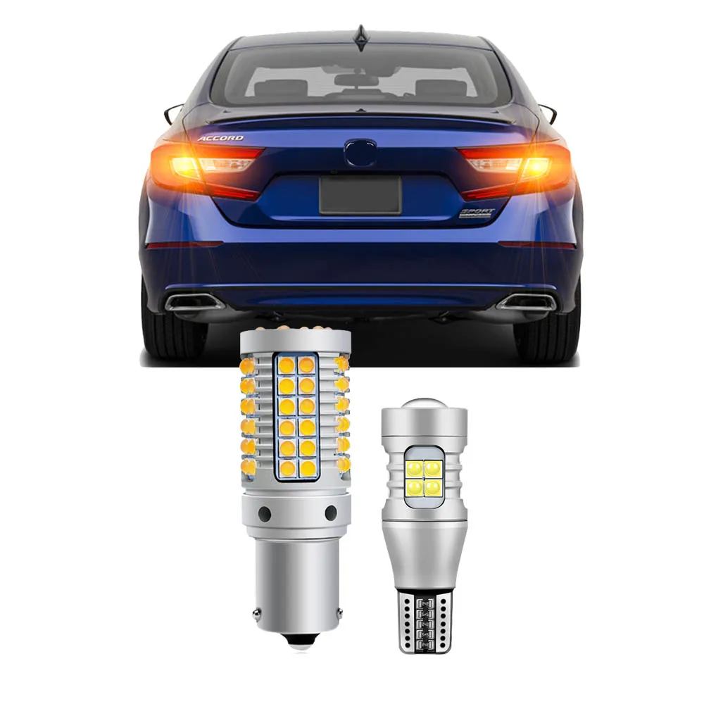 

Автомобильные светодиодные лампы Canbus для Honda Accord 2018-2022, задний указатель поворота, резервный фонарь заднего хода