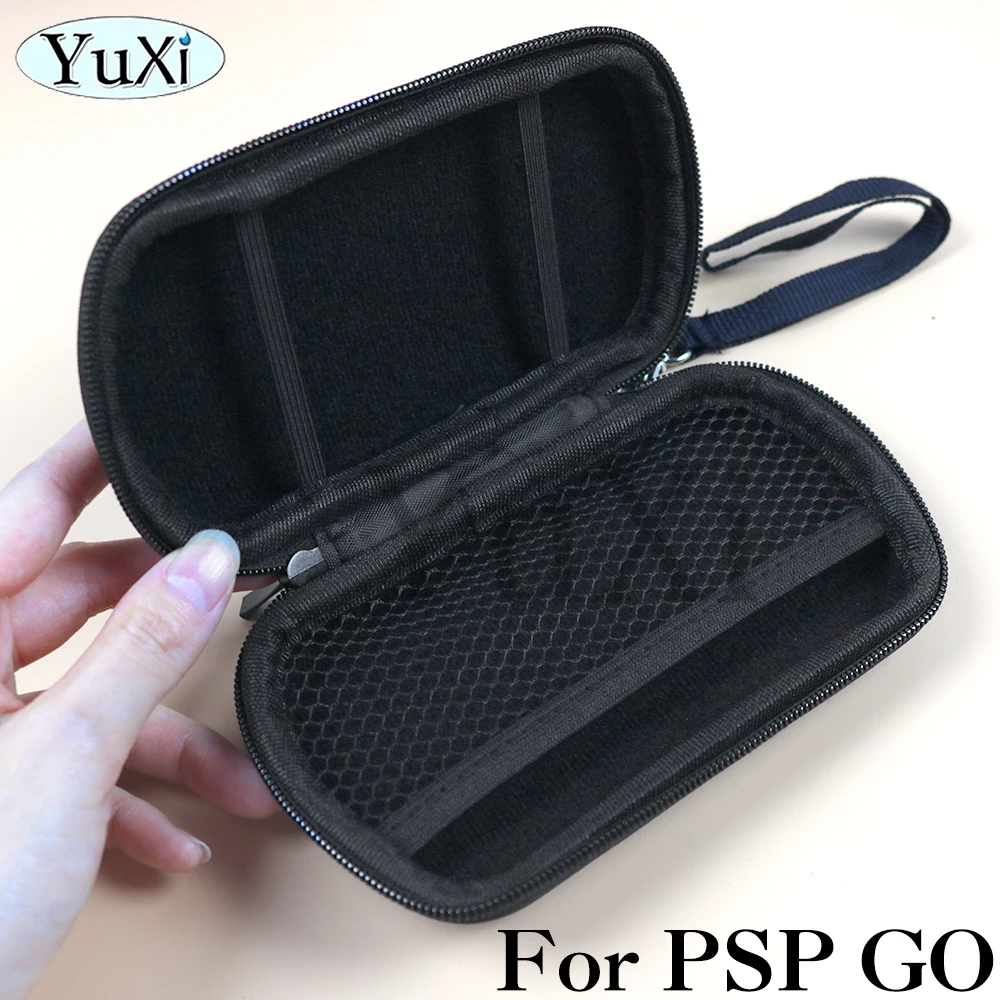 1pc eva pele carry caso duro bolsa para psp psv ps vita psp go com alça durável tudo em torno da capa protetora para psp1000 2000