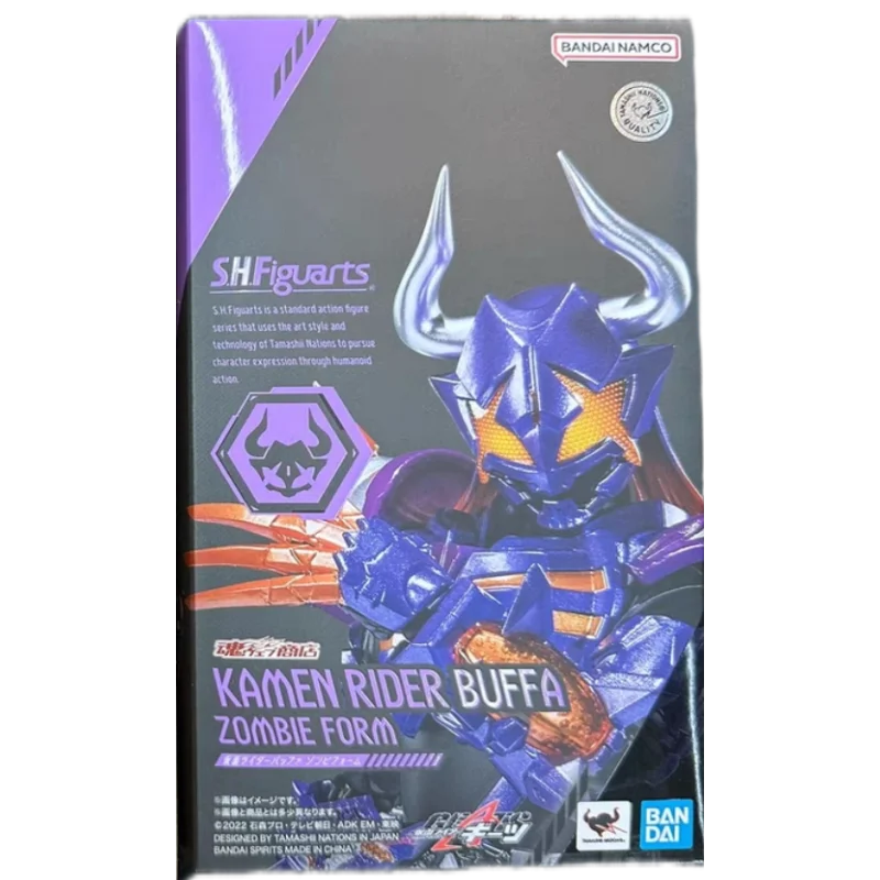 Genuine Bandai Kamen Rider SHF BUFFA ZOMBIE FORM Anime Action Figures Model Figure Toys Collectible Gift for Toys Hobbies Kids