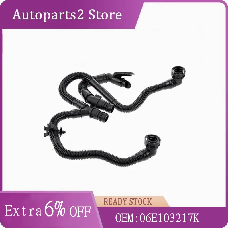 New Crankcase Breather Vent Hose For AUDI A4 A6 A8 Quattro 3.2 V6 06E103217K, 06E 103 217K