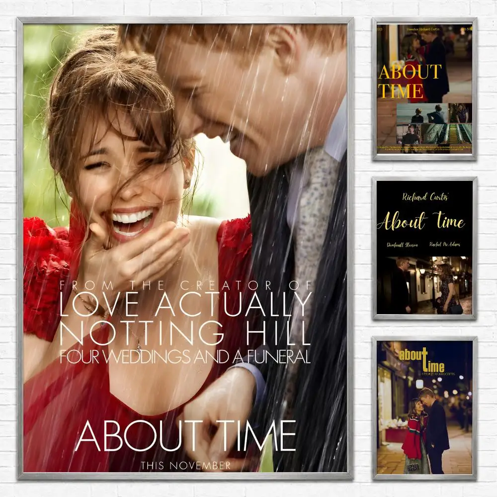 Movie about Time 2013 Poster Self‑Adhesive Waterproof PP Poster Coffee House Bar Wall Art Sticker Room Home Decor