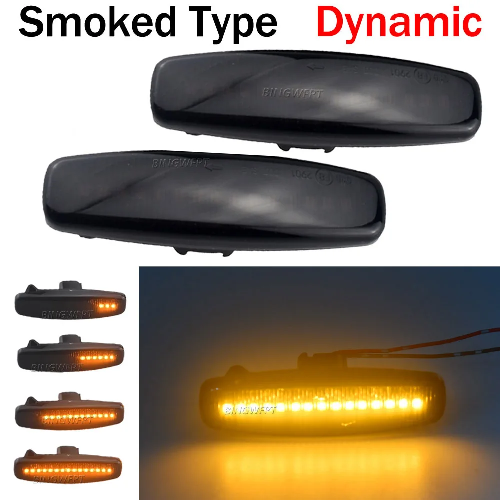 New Dynamic Side Marker Turn Signal Lights For Infiniti EX25 EX35 EX37 FX30d FX35 FX37 FX50 G25 G35 G37 JX35 M25 M35 M37