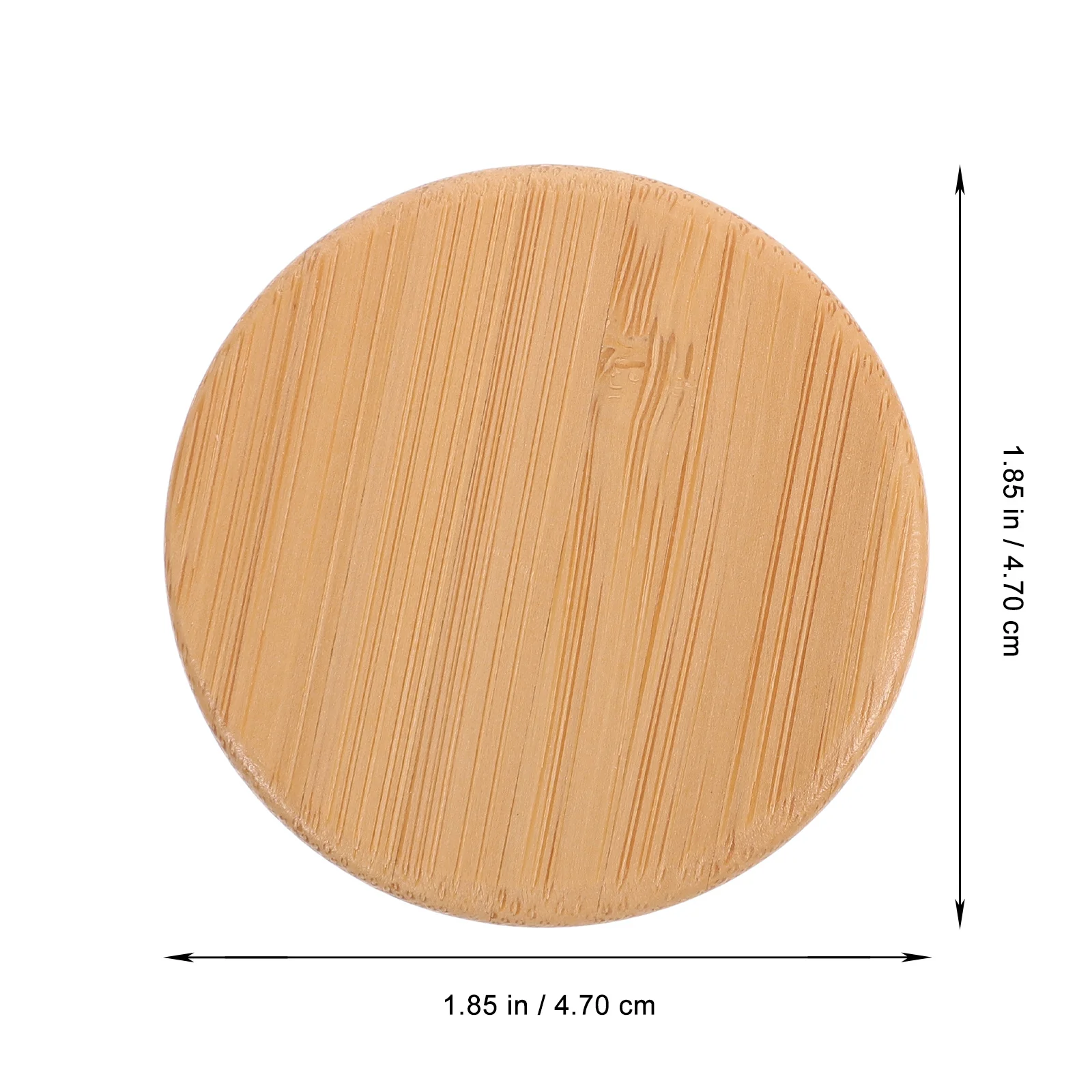 

4Pcs Bamboo Wood Glass Jar Lids Leakproof Replacement Airtight Covers for Kitchen Storage Spice Bottles Sealing Ring Covers