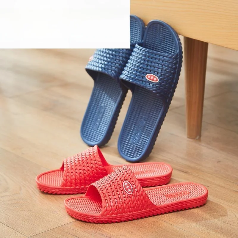 

Home Bathroom Jelly Slippers Crystal Hard Bottom Summer Plastic Indoor Bath Anti-Slip Slippers Comfortable Casual Slippers