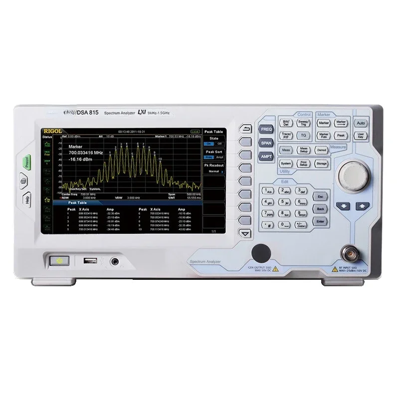 Portable Spectrum Analyzer DSA815-TG with Tracking Source 9KHz ~ 7.5GHz Frequency